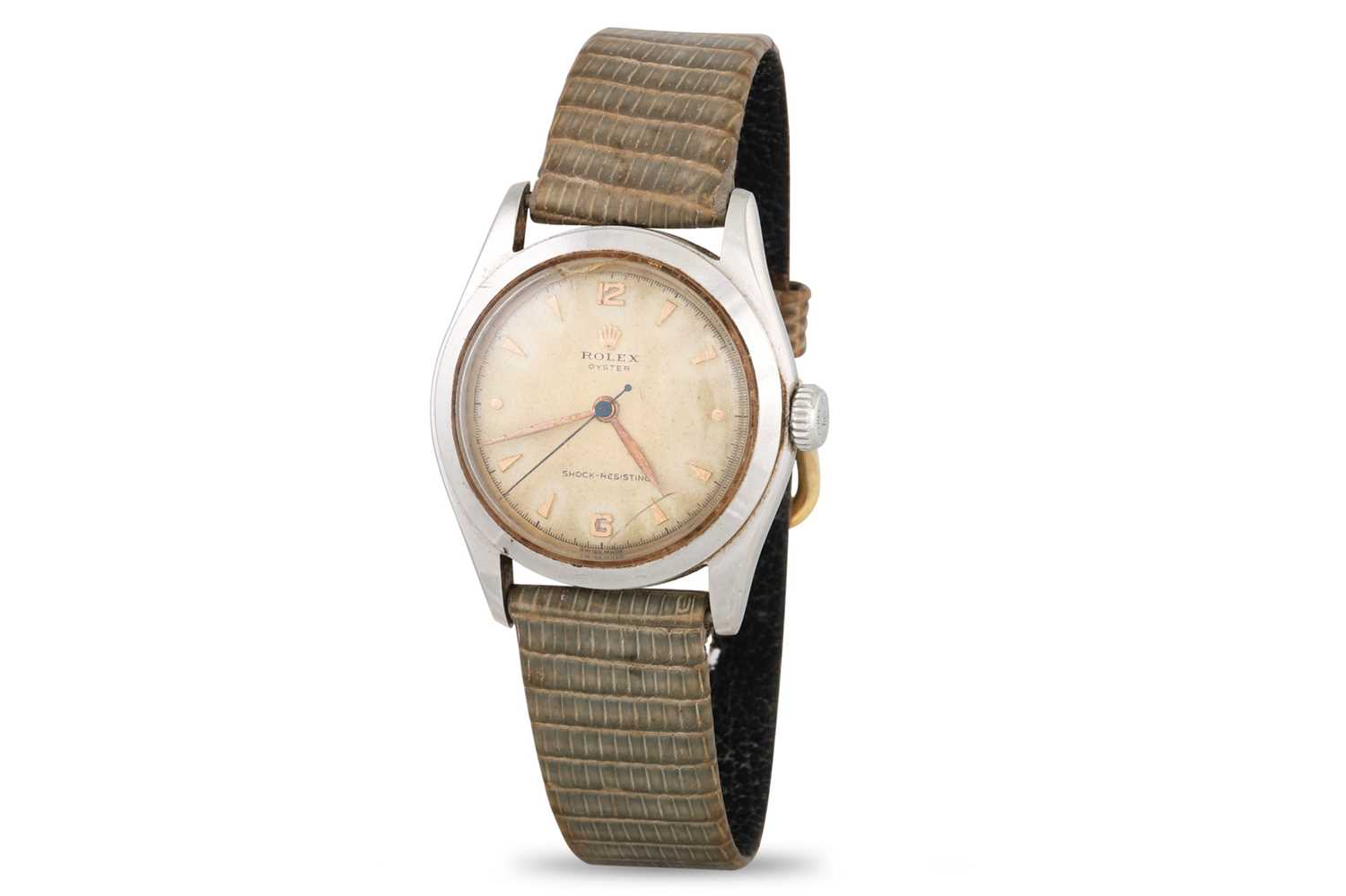 Lot 338 - A VINTAGE GENT'S ROLEX OYSTER WRISTWATCH,...