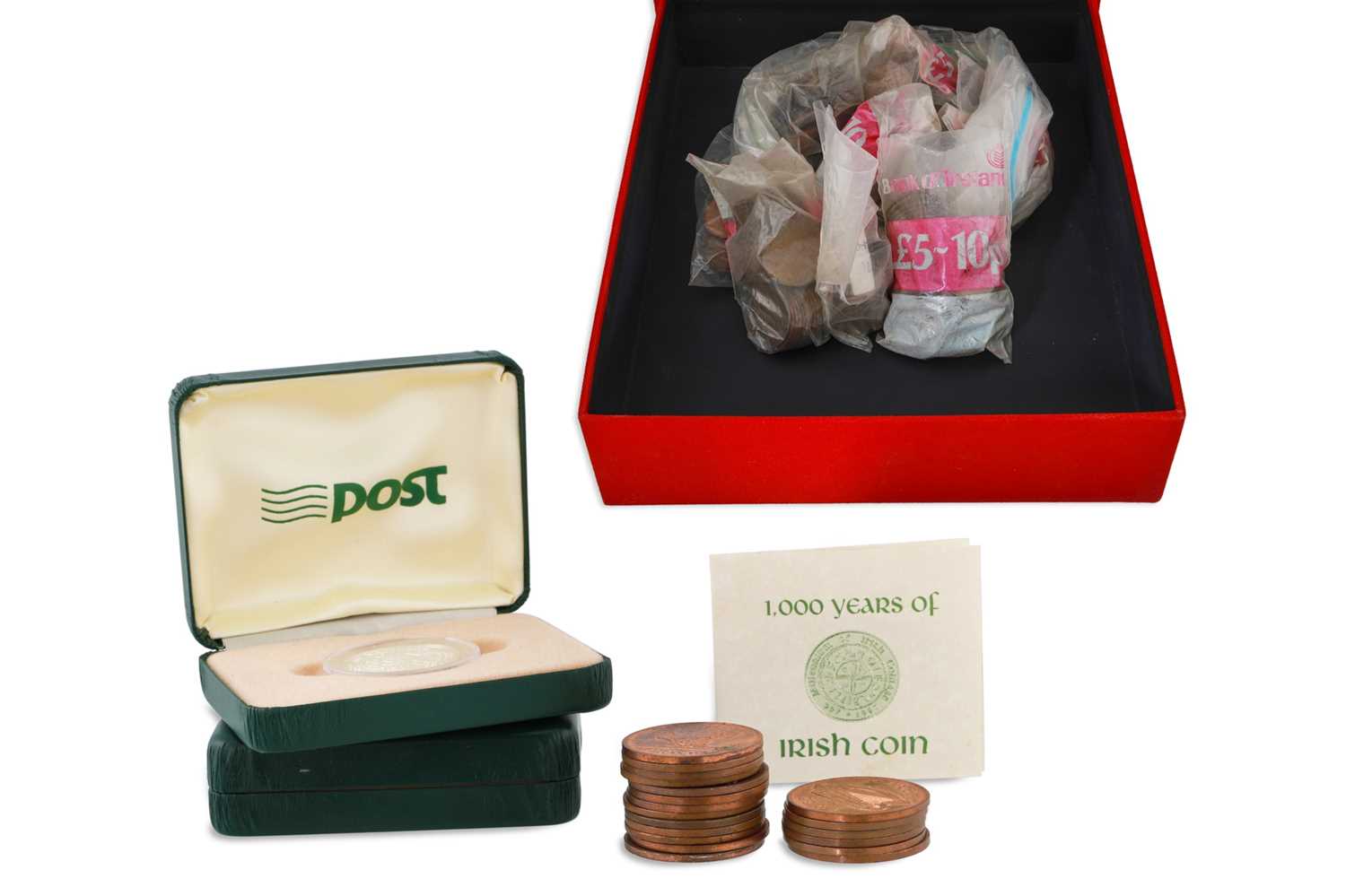 Lot 360 - IRISH COINAGE, to include a large bag of...