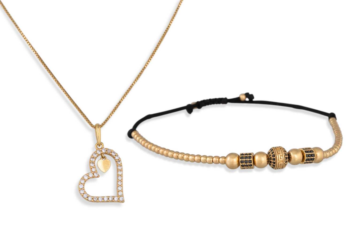 Lot 17 - AN 18CT GOLD PENDANT, on a chain, together...
