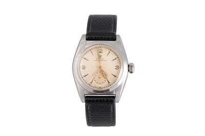 Lot 405 - A VINTAGE ROLEX OYSTER PERPETUAL CHROME MIDI...