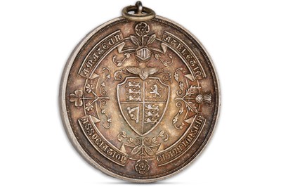 Lot 349 - A 1929 SILVER MEDAL, amateur athletic...