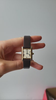 Lot 430 - A MUST DE CARTIER WRISTWATCH, on replacement...