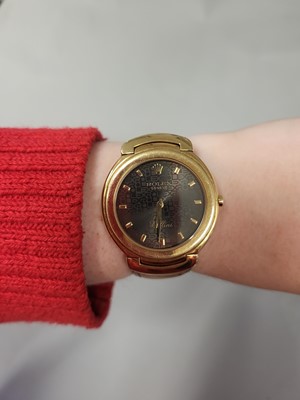 Lot 350 - A GENT'S ROLEX CELLINI WRISTWATCH, 18ct yellow...