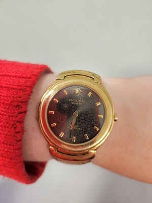 Lot 350 - A GENT'S ROLEX CELLINI WRISTWATCH, 18ct yellow...