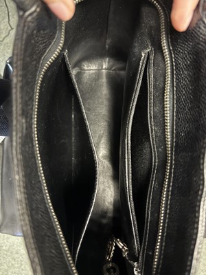 Lot 243 - A CHANEL LEATHER MEDALLION TOTE BAG, black...
