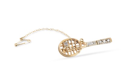 Lot 244 - A CULTURED PEARL AND STONE SET BROOCH, mounted...