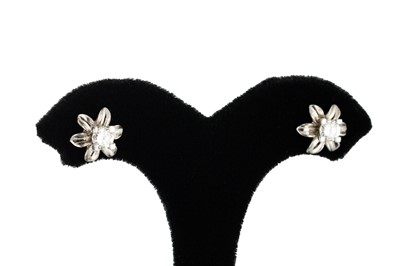 Lot 244 - A CULTURED PEARL AND STONE SET BROOCH, mounted...