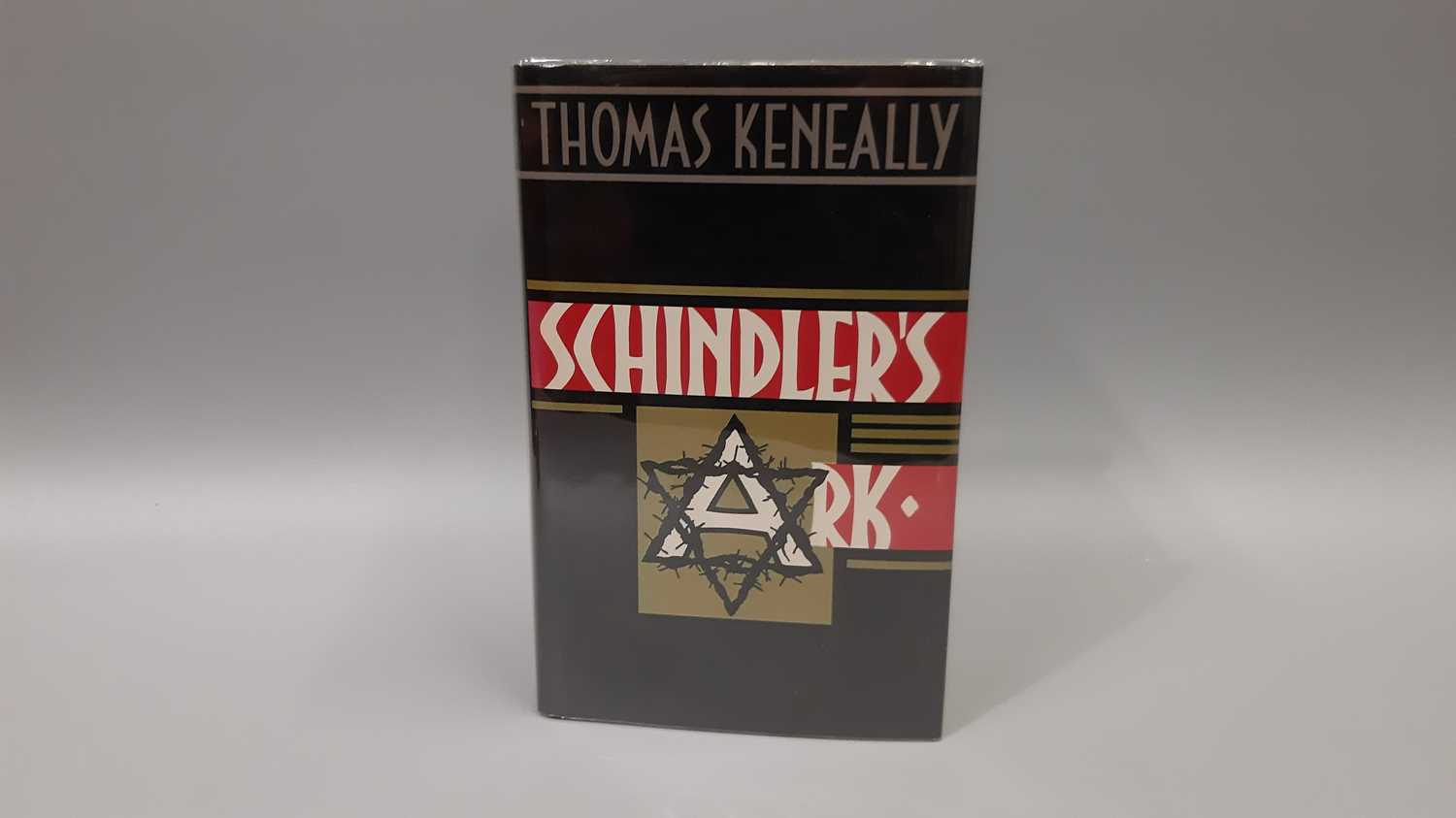 Lot 160 - A SIGNED HARDBACK COPY OF ‘SCHINDLER’S ARK’,...
