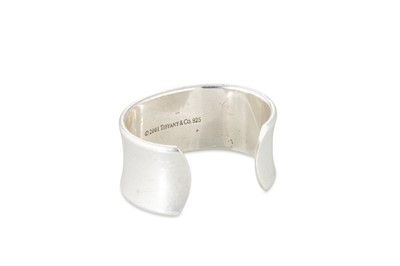 Lot 8 - A TIFFANY & CO CONCAVE OPEN CUFF BRACELET,...