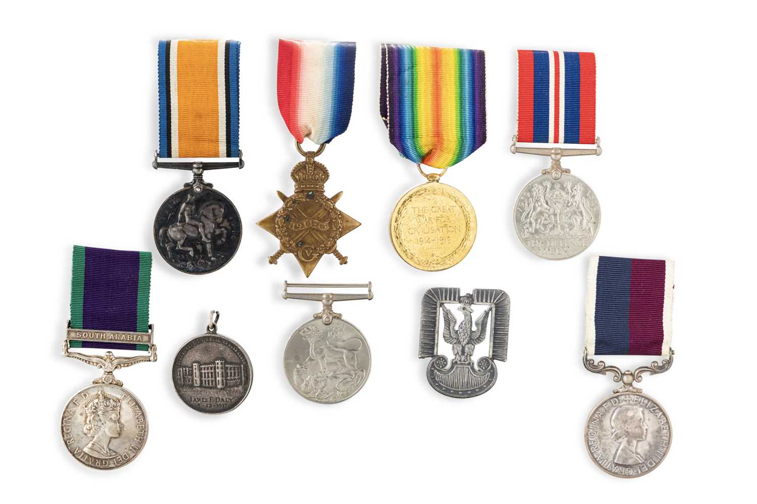 Lot 450 - REF;JAMES DALY (Engineer and family of late...