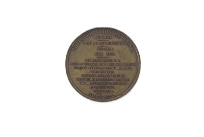 Lot 454 - A 19TH CENTURY PHILIP V COMMEMORATIVE BRONZE...