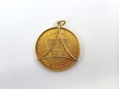 Lot 449 - A TRINITY COLLEGE GOLD MEDAL, inscribed Max...