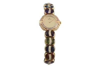 Lot 230 - AN H STERN LADY'S WRIST WATCH, the multi...