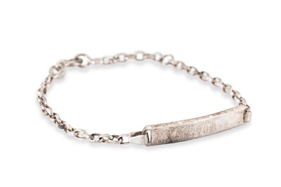 Lot 11 - A STERLING SILVER CHARM BRACELET, together...