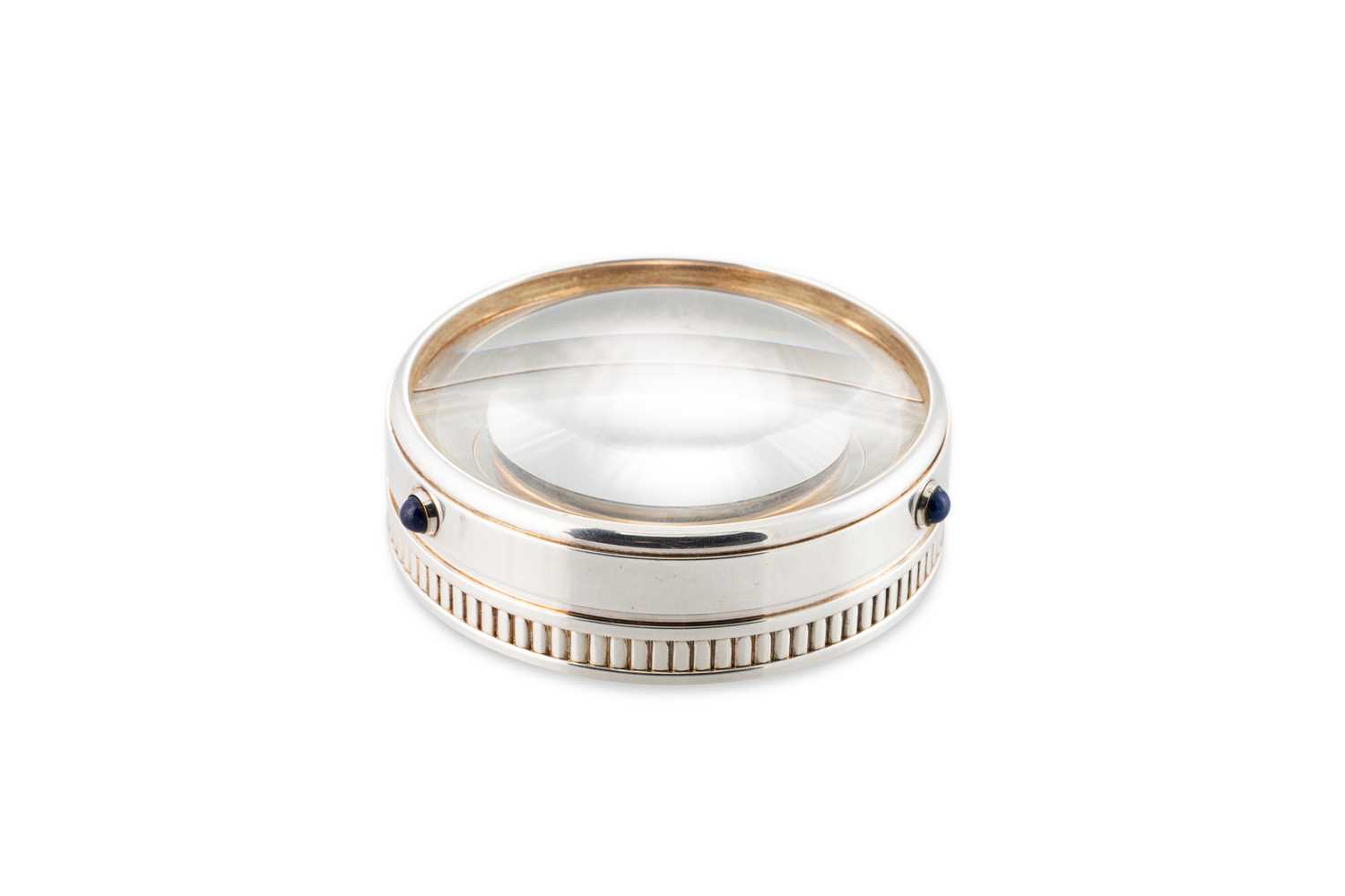 Lot 263 - A CARTIER MAGNIFYING PAPER WEIGHT, signed...