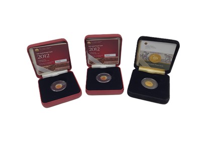 Lot 475 - FOUR QTY 1G. GOLD IRISH €20 COIN, 2009...