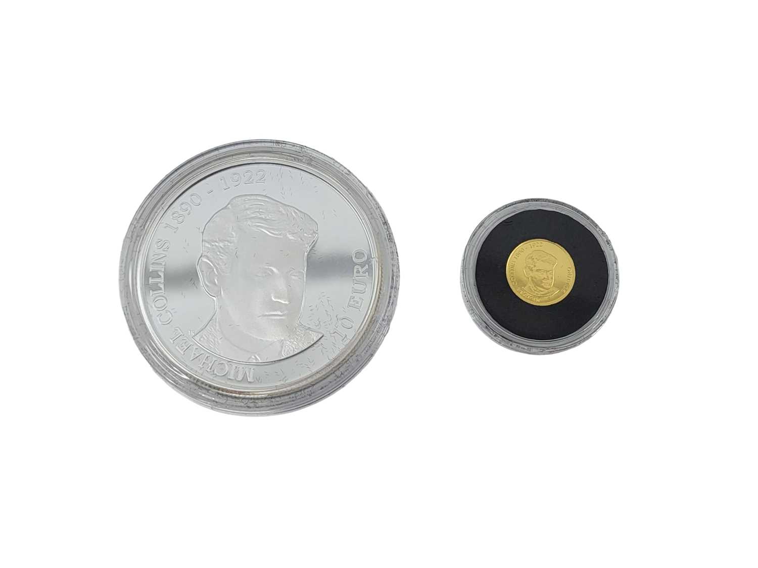 Lot 476 - A 2012 MICHAEL COLLINS COMMEMORATIVE SILVER &...