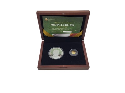 Lot 476 - A 2012 MICHAEL COLLINS COMMEMORATIVE SILVER &...