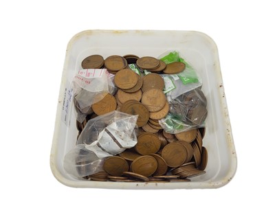 Lot 480 - A FIVE KILO BOX OF MAINLY IRISH 1928-68 PENNY...