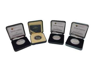 Lot 452 - FOUR X €10 / €15 SILVER IRISH PROOF COINS