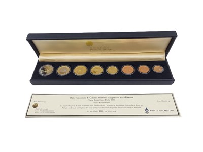 Lot 453 - FIVE X YEAR SET OF IRISH PROOF COINS