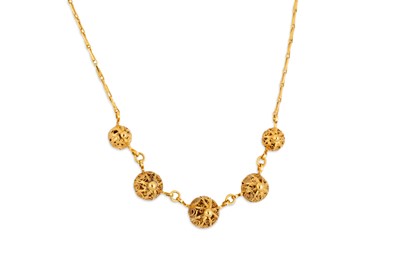 Lot 10 - A COLLECTION OF SOUTH AMERICAN YELLOW GOLD...