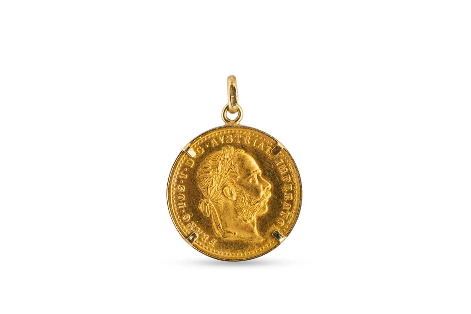 Lot 443 - AN AUSTRIAN HUNGARIAN 10 KRONA GOLD COIN, 1915,...