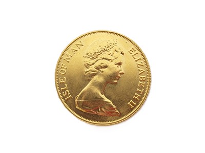 Lot 482 - A 1973 ISLE OF MAN FULL GOLD SOVERIGN (ANGEL)...