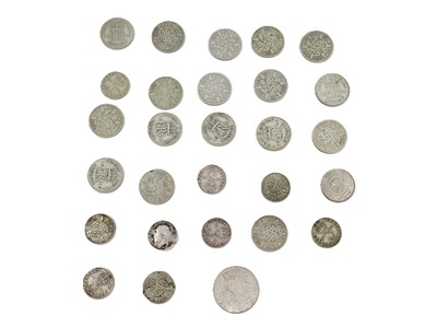 Lot 487 - A BAG OF 1920-1946 ENGLISH 50% SILVER COINS,...