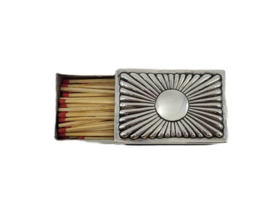 Lot 551 - A LATE VICTORIAN SILVER MATCH BOX, by Asprey &...