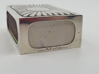 Lot 551 - A LATE VICTORIAN SILVER MATCH BOX, by Asprey &...