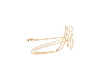 Lot 17 - A PENDANT OF NATURALISTIC FORM BY DECLAN...