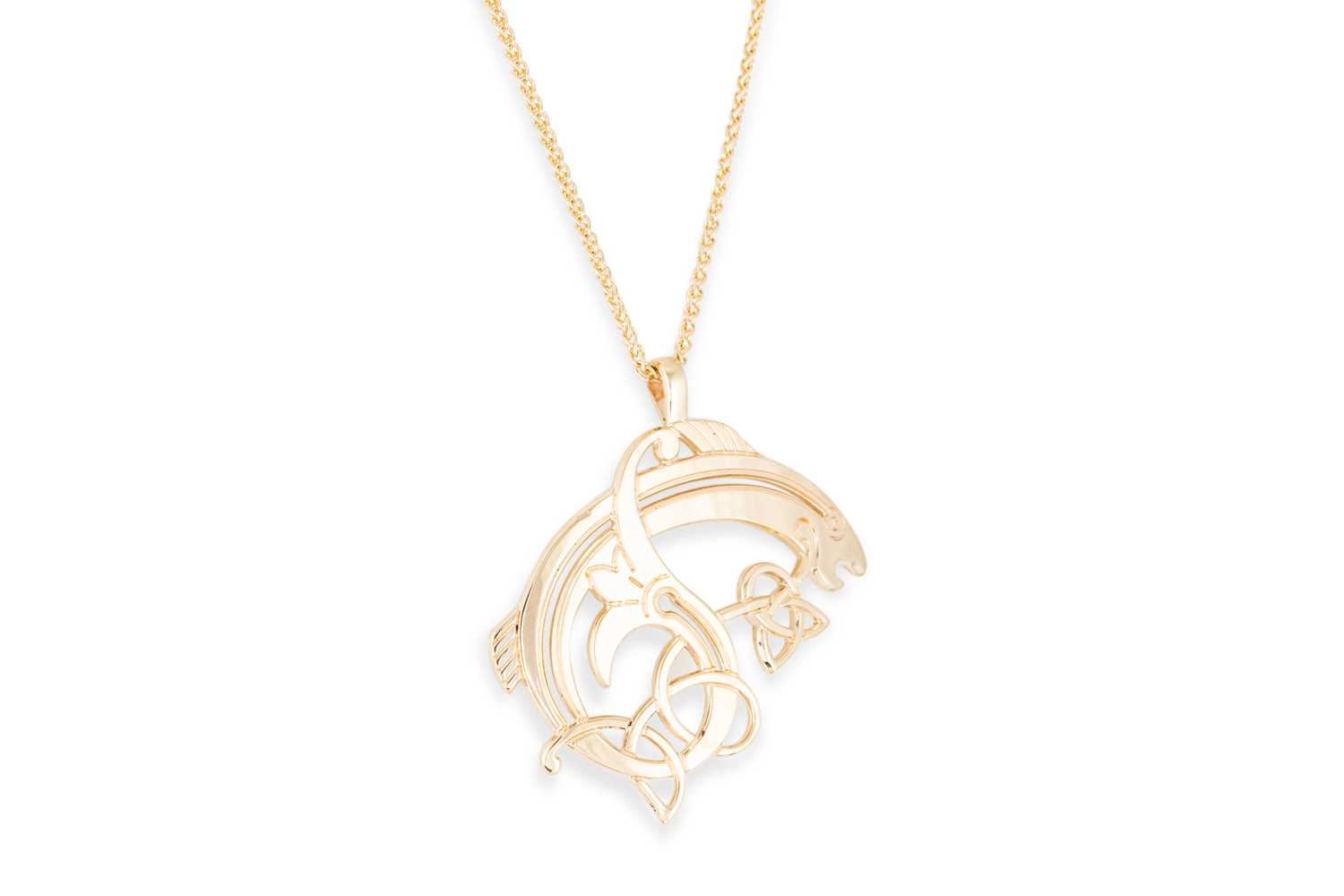 Lot 18 - A PENDANT OF CELTIC DESIGN BY DECLAN KILLEN,...