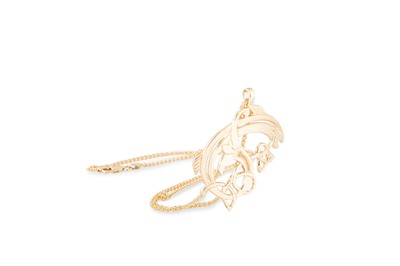 Lot 18 - A PENDANT OF CELTIC DESIGN BY DECLAN KILLEN,...