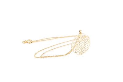 Lot 51 - A PENDANT OF CELTIC DESIGN BY DECLAN KILLEN,...