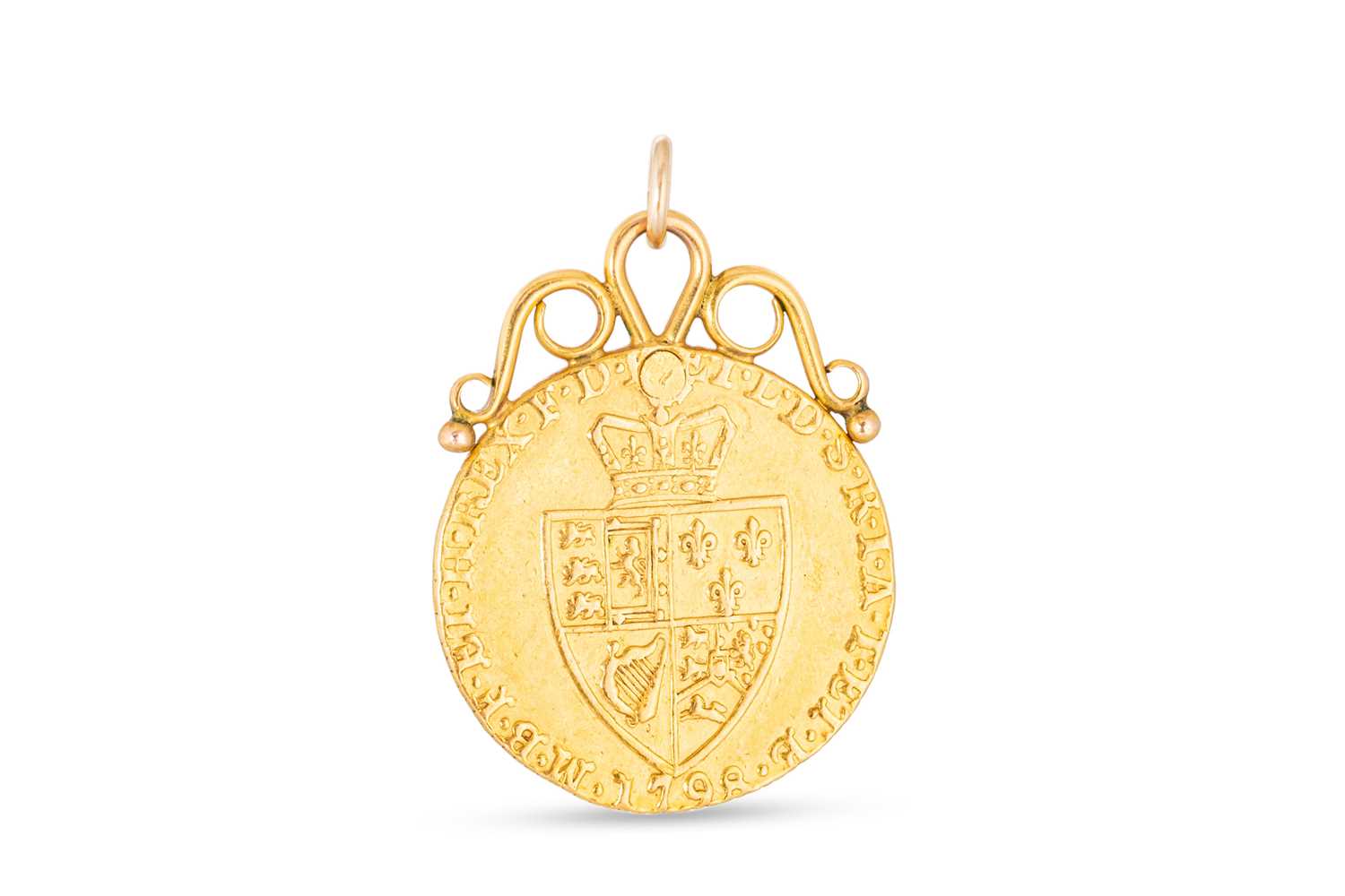 Lot 454 - A 1798 FULL 22CT GOLD GUINEA GEORGE II ENGLISH...
