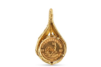 Lot 456 - A 1997 SOUTH AFRICA 1/10 OZ GOLD KRUGERRAND...