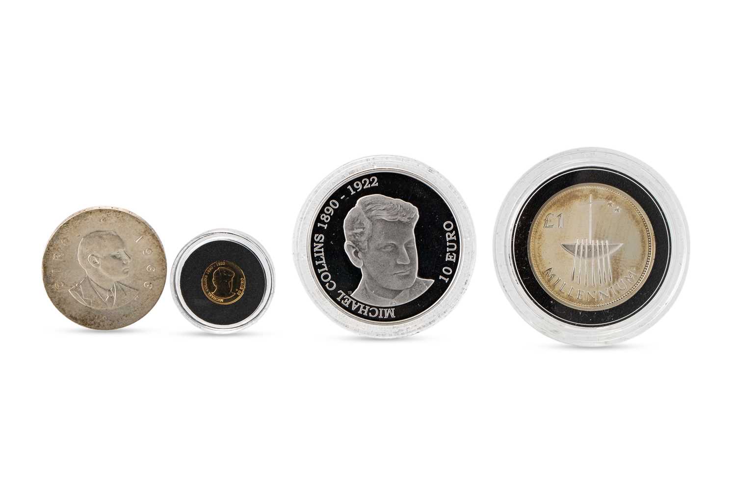 Lot 457 - A 2012 €10 SILVER & A €20 GOLD MICHAEL COLLINS...