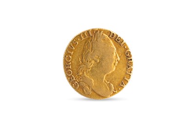 Lot 460 - A 1785 GOLD FULL GUINEA ENGLISH COIN. 8.4 g.,...