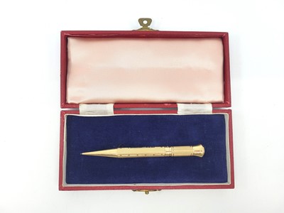 Lot 343 - A 9CT GOLD ANTIQUE MORDAN & CO....