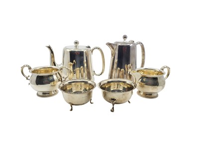Lot 529 - MODERN SILVER-PLATED HOTEL WARE, tea and...