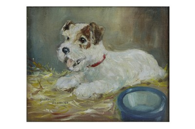 Lot 525 - NORMAN SCOTT (1913 - 1978) PAINTING OF A...