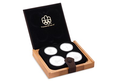 Lot 407 - A 1974 CANADIAN PROOF SILVER FOUR COIN SET,...