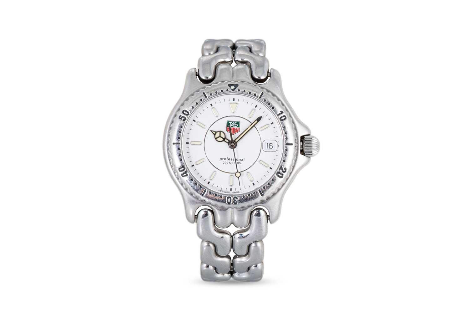 Lot 337 - A TAG HEUER PROFESSIONAL WRIST WATCH, with...