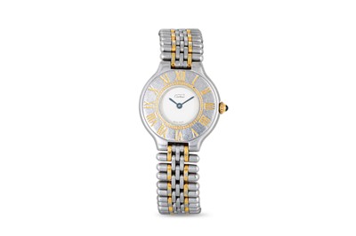 Lot 338 - A CARTIER 21 MUST DE CARTIER WATCH, quartz...