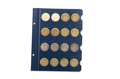 Lot 417 - AN ALBUM PAGE OF 12 X EDWARD VII 1907 - 1910...