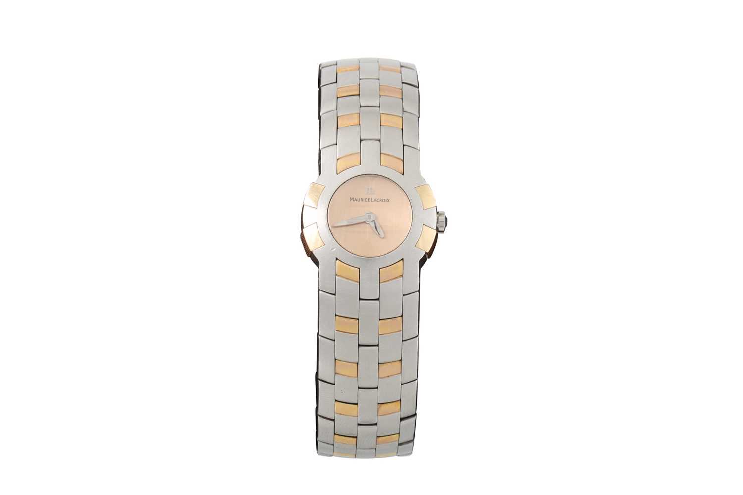 Lot 430 - A LADY'S MAURICE LACROIX WRIST WATCH, bracelet...