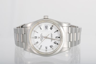 Lot 421 - A GENT'S STAINLESS STEEL ROLEX OYSTER...