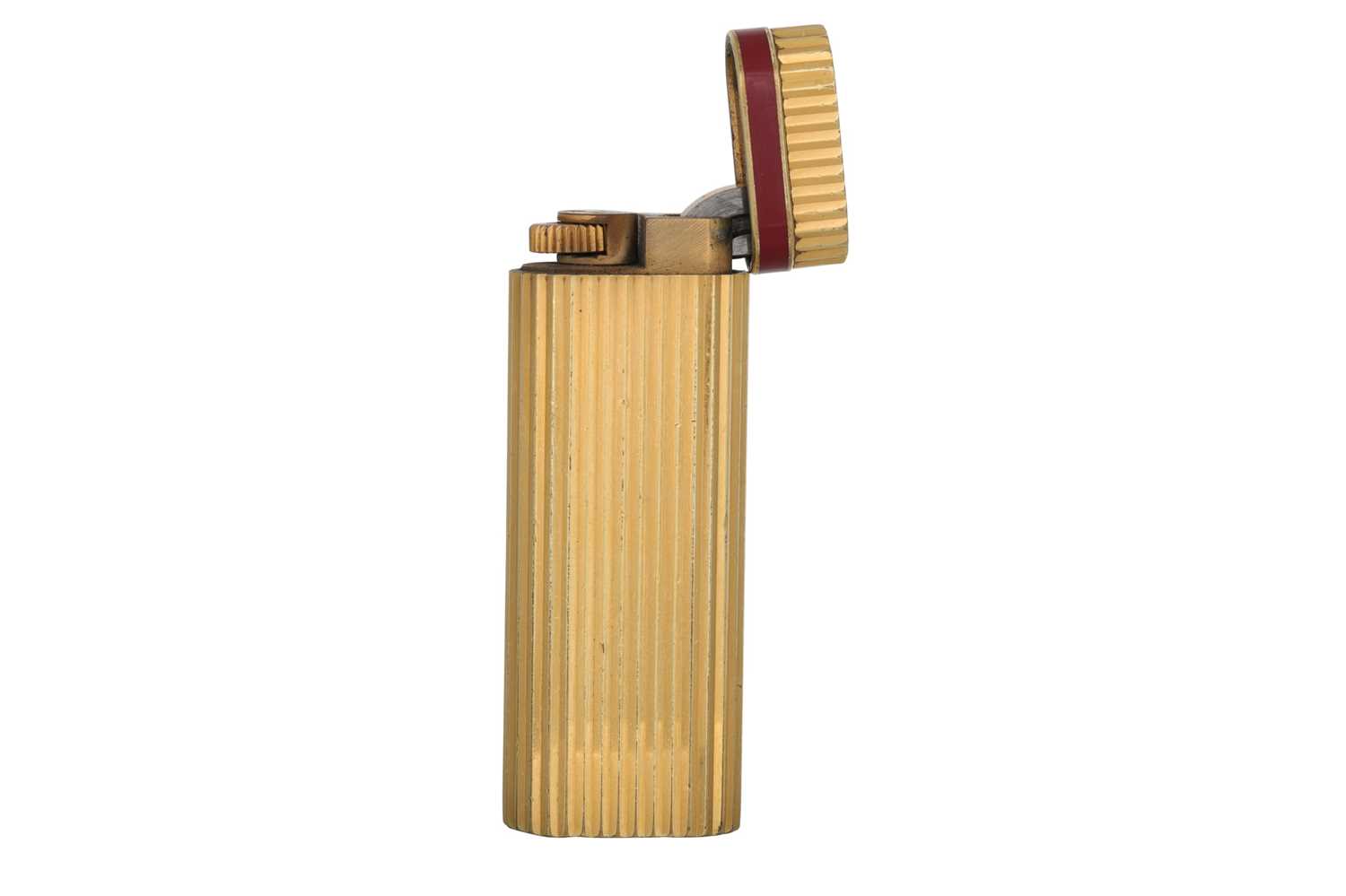 Lot 92 - A CARTIER LIGHTER, signed Cartier, Paris