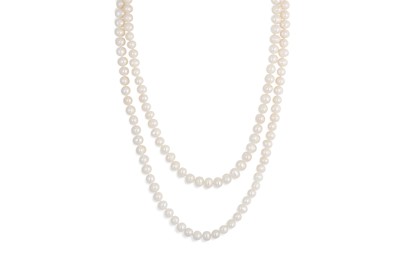 Lot 19 - TWO SETS OF CULTURED RIVER PEARLS, together...